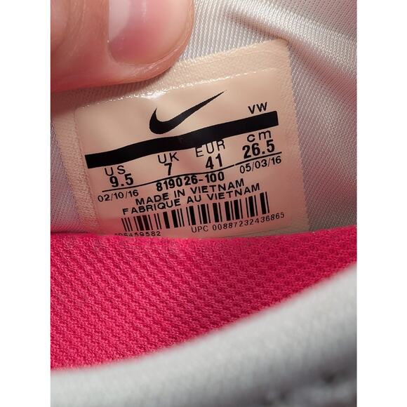 Nike Training Flex Supreme TR4 White Pink Shoes Womens Size 9.5 - 819026-100 - Picture 8 of 9